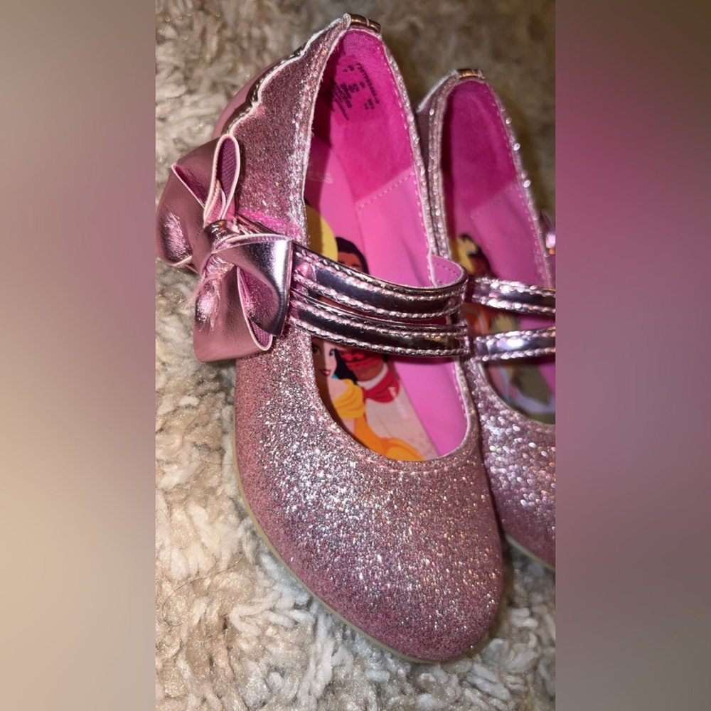 Disney Sparkly Pink Princess Dress Shoes